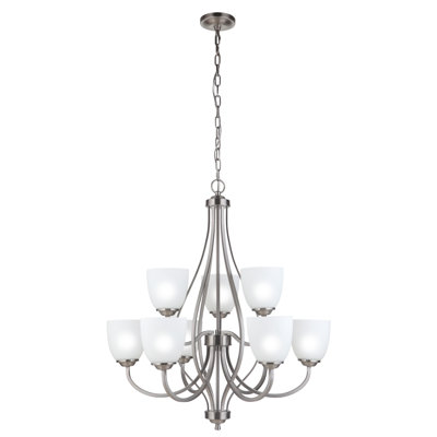 Eridani 9 - Light Dimmable Tiered Chandelier
