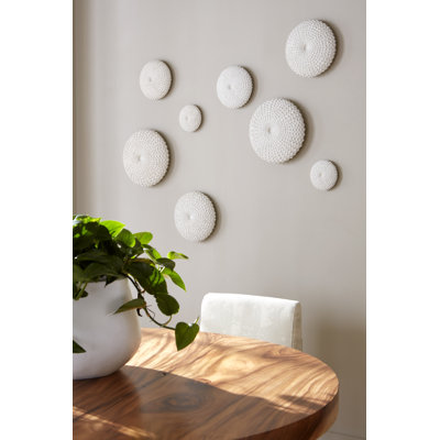 Oursin, art mural, ensemble de 4
