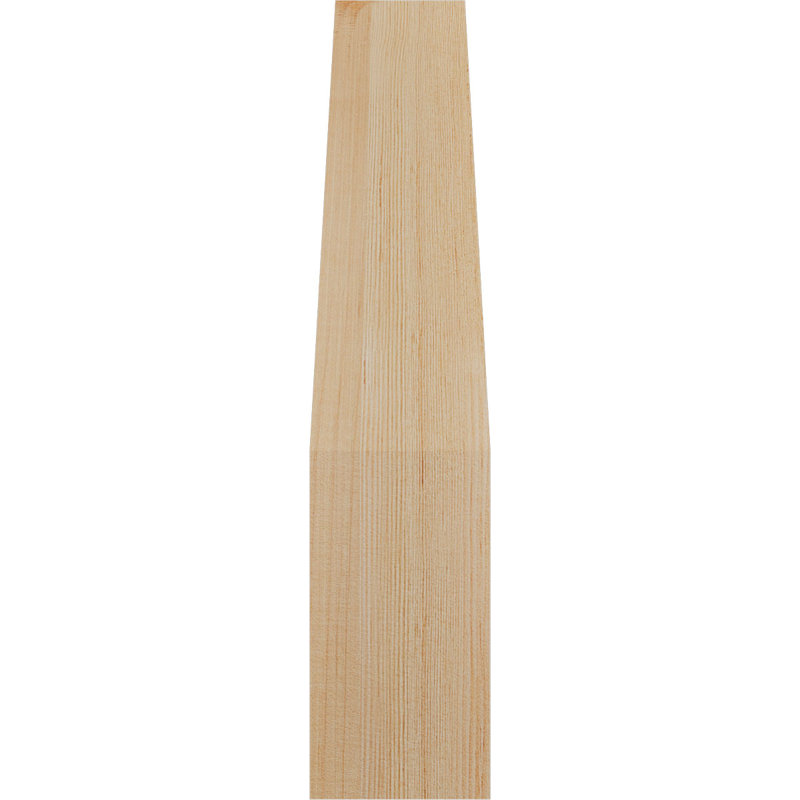 Attelle de genou olympique, Sapin de Douglas, H 18 po x l 3,5 po x P 10 po, Attelle lisse