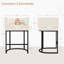 Tabouret de comptoir rembourré Bechtold