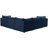 Ensoll Velvet L-Shaped Sectional Reversible-1930743965