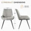 Modern Dining Chairs 54.8*46.9*83.2cm Tech Fabric Upholstery with Stylish Design Sofa-Level Cushioning Pet-Friendly Durable Scratch Resistant for Kitchen Dining Room or Home Office-1022161956-1022161957