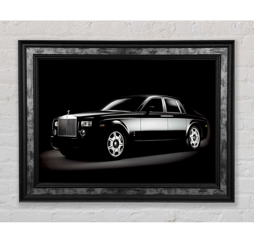 Rolls Royce Schwarz - Druck