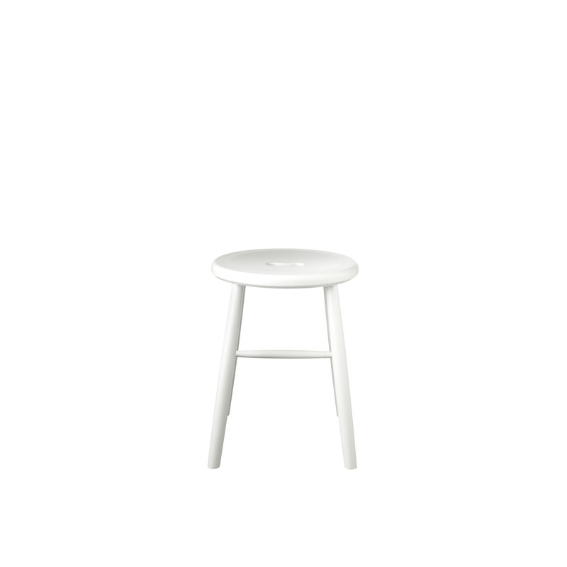 J27 Accent Stool, Pure White