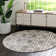 Tapis gris argenté à motif géométrique glam