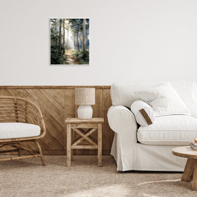 Plaque murale "Forest Forest in matin", design par Franklyn Gregory