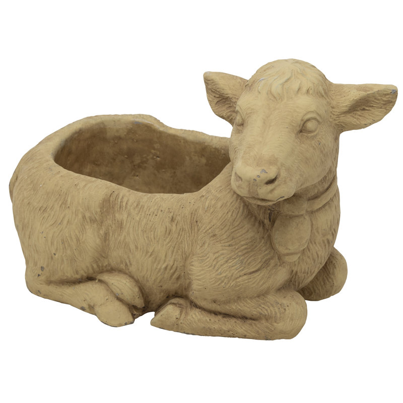 Cailin Pot Planter, Brown