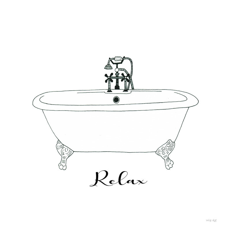 Baignoire Fricis Relax - imprimé, H 30 po x l 30 po