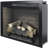 33" Infrared Electric Fireplace Insert with Touch Panel, Fixed Trim Kit & Crackling Sound