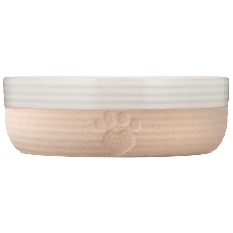 Mason Cash: 5,9 po, 16,9 oz - crème et brun clair - plat en céramique durable pour nourriture et eau, va au micro-ondes et au lave-vaisselle, alimentation pour chien et chat