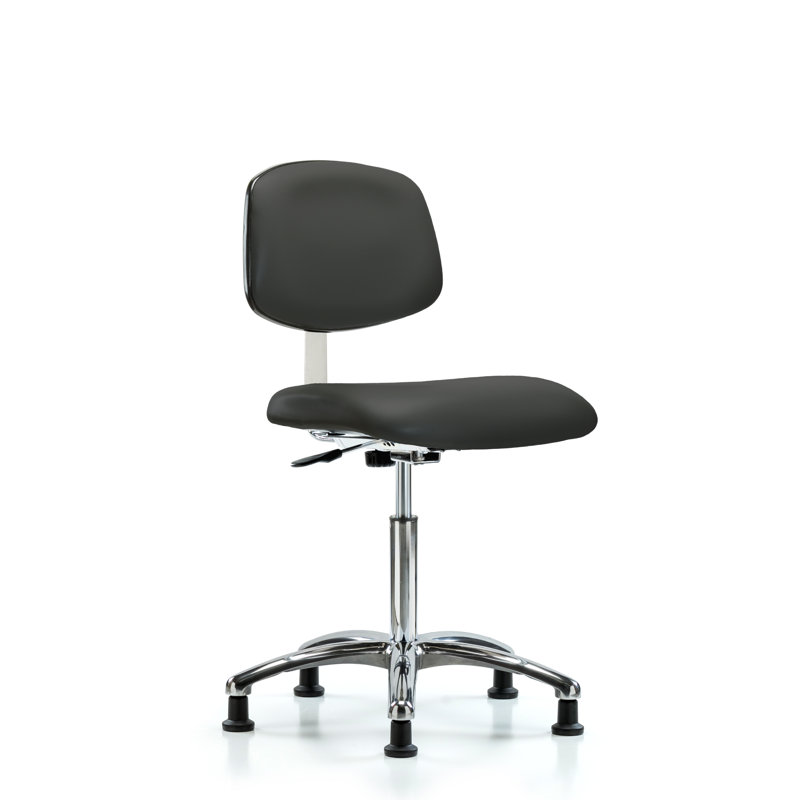Chaise de travail Chloe, Anthracite, Patins