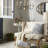 Neddy 6 - Light Steel Dimmable Chandelier