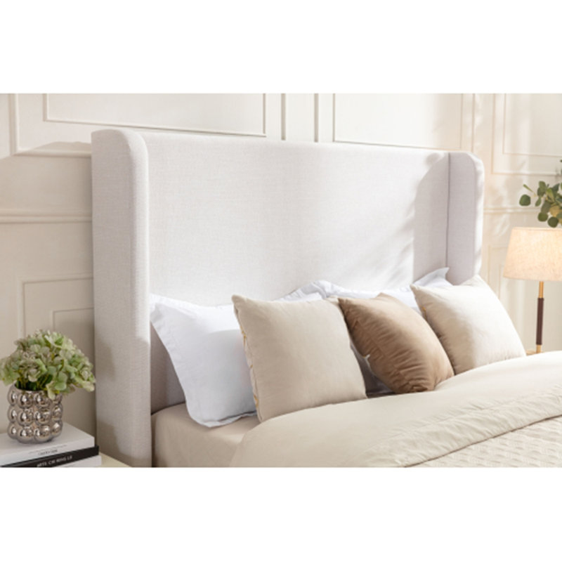 Henley Upholstered Wingback Bed, Boxspring Required, King