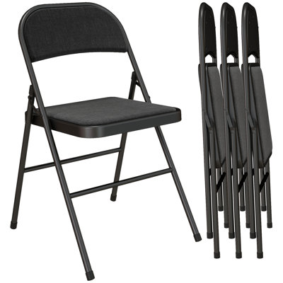 Office Folding Chairs Set of 4