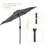 Doreon 7.5' Outdoor Patio Market Umbrella with Push Button Tilt, All-Weather Table Umbrella for Deck Backyard Garden-1408632125