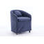Ensemble de 1 fauteuil de salle à manger en chenille avec coussin de dossier et roues universelles-327394962