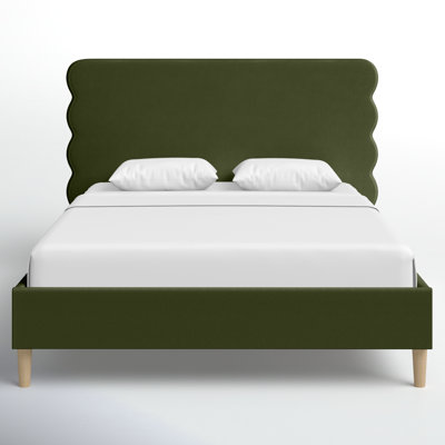 Henley Upholstered Scalloped Bed