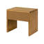 BALKENMÖBEL 50cm W Solid Wood Bedside Table