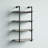 Olivia 4-Shelve Industrial Pipe Wall Shelf-539542442-606920411