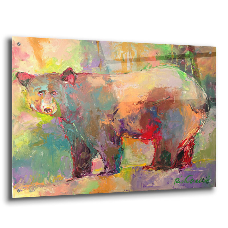 "Artbear" par Richard Wallich, H 24 po x l 36 po x P 0,2 po