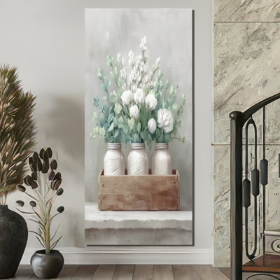 «Rustic Farmhouse Pe pivons», reproduction d'art sur toile, impression sur toile
