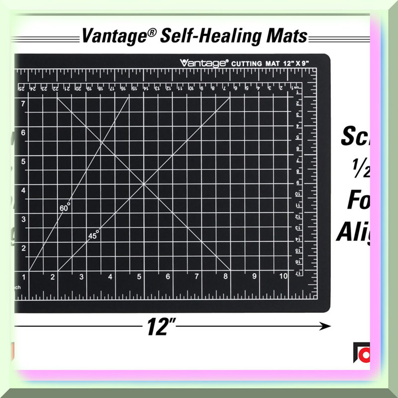 Self-Healing Cutting Mat 1/2" Grid