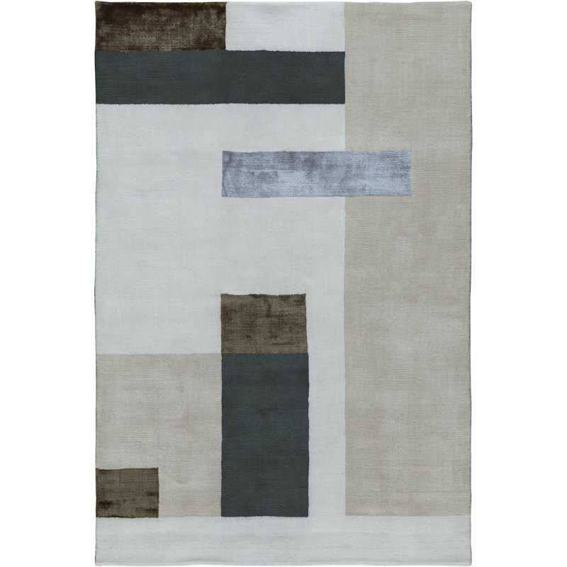 Frieda Metallic Area Rug, Rectangle 4' x 6'