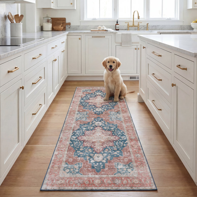 Tucson Performance Machine Washable Oriental Rug, Runner 2'6" x 8'