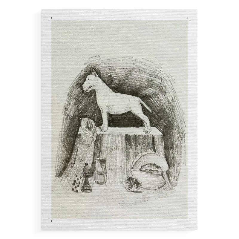 A Gentleman II - Impression sur toile seulement - NON-CADRE, H 18 po x l 12 po
