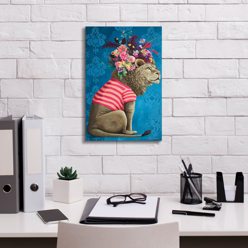  «Wally» par Heather Gauthier, art mural sur toile, 12 po x 18 po