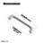 5 '' Hole Pitch Classic&Versatile Furniture Handle-Satin Nickel-105968455-106891547
