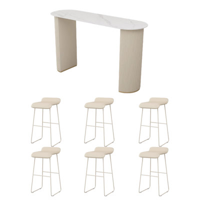 A light luxury home style bar table