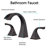 2-handle Bathroom Faucet with Drain Assembly-50623608-88750464