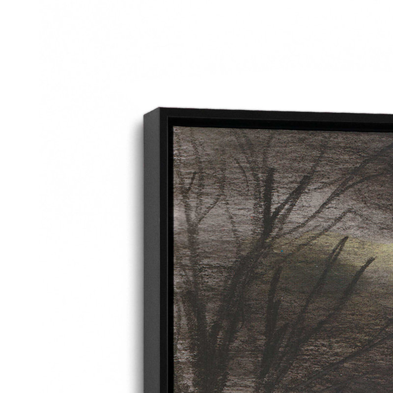 «Where Shadows Dance II» par Melissa Wang, reproduction d'art sur toile, H 32 po x l 48 po, Noir