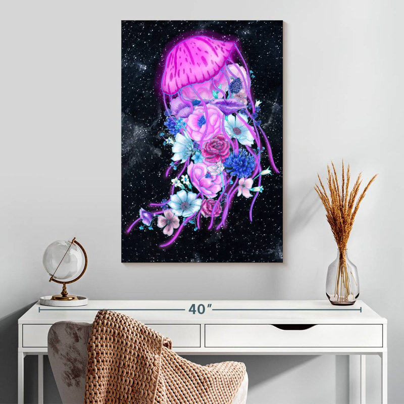 Brampt Magic Ocean Jellyfish, 30" H x 20" W