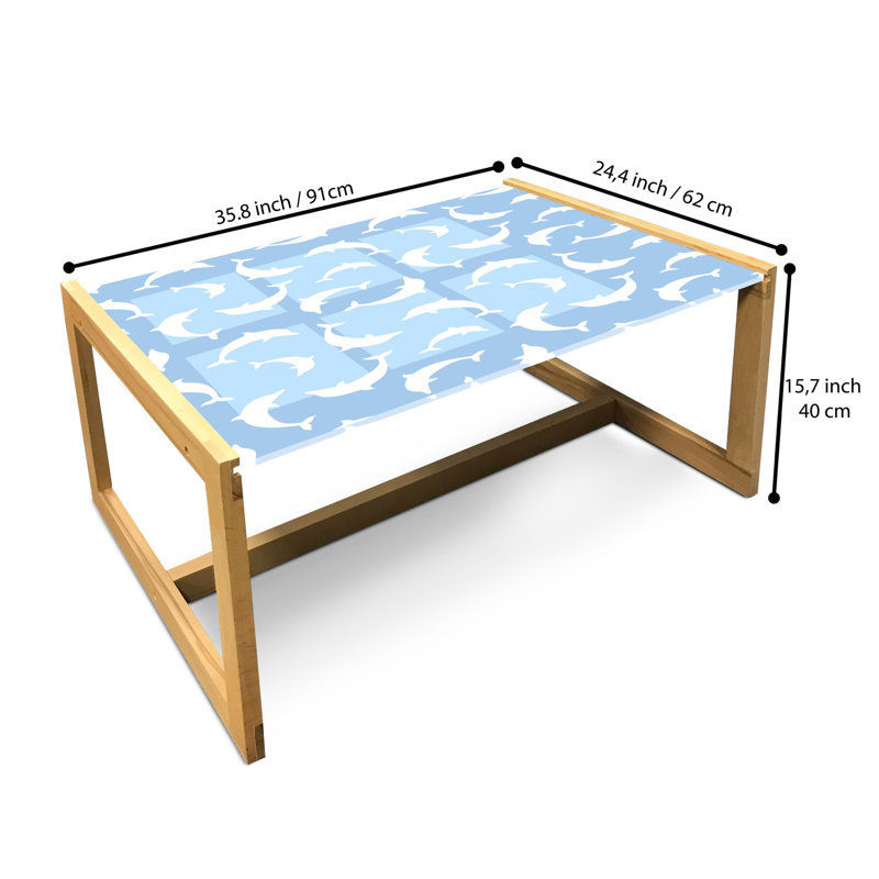Iqarar Sled Coffee Table, 90cm H x 62cm W x 40cm D