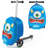 Ride-on Luggage 20-inch Kids Scooter Suitcase with Flash Wheels