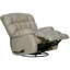 Fauteuil inclinable manuel pivotant en cuir véritable de 40 po Union City-930143796