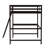 Riley Traditional Wood Slat Loft Bed with Integrated Desk & Ladder-72424424-72424423