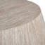 Table basse ronde en MDF de haute qualité, couleur naturelle, 34,65 pouces, style industriel moderne, entièrement assemblée.-1338721467-1338721466