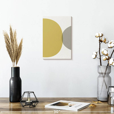 Avery cercles abstraits Mid-Century I