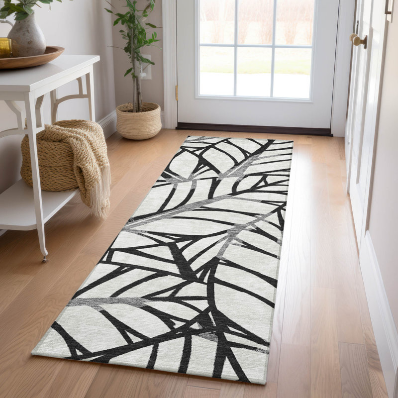 Tapis intérieur / extérieur Neysa, Tapis de couloir 2 pi 3 po x 7 pi 6 po