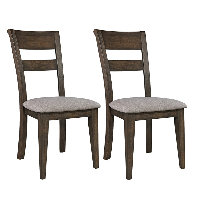 Reber Upholstered Slat Back Side Chair