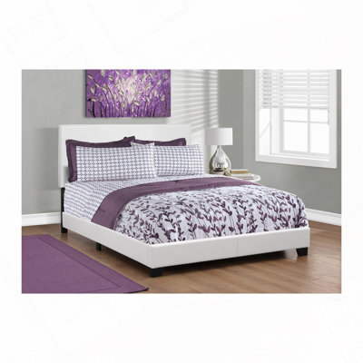 Faux Leather Upholstered Platform Bed