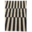 Tapis noir et blanc Newsom