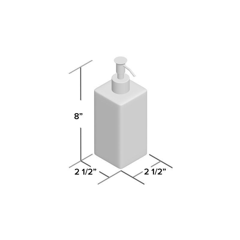 Distributeur de savon en porcelaine Gilliam