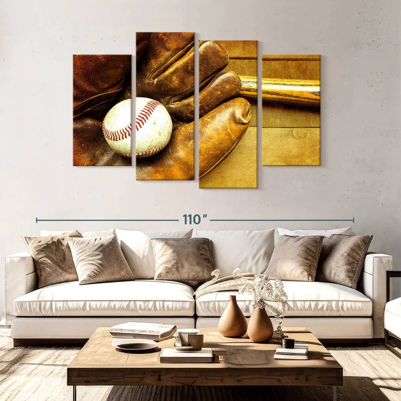 Baseball old gear Sireci, H 54 po x l 84 po