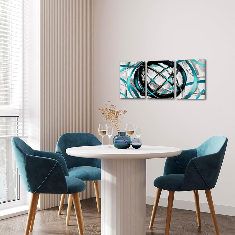 3 Piece Wrapped Canvas Wall Art