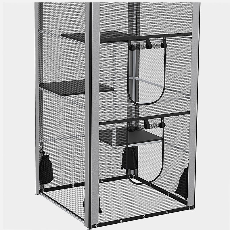 Structure en acier pour chat pour chat