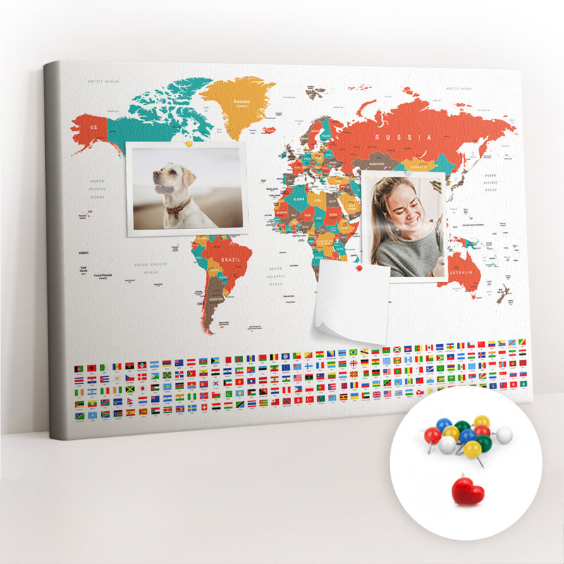 Anganette Cork Corkboard / Bulletin Board